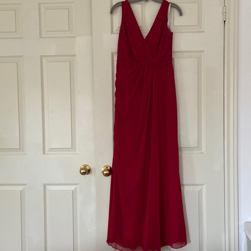 Red Chiffon Dress size 4